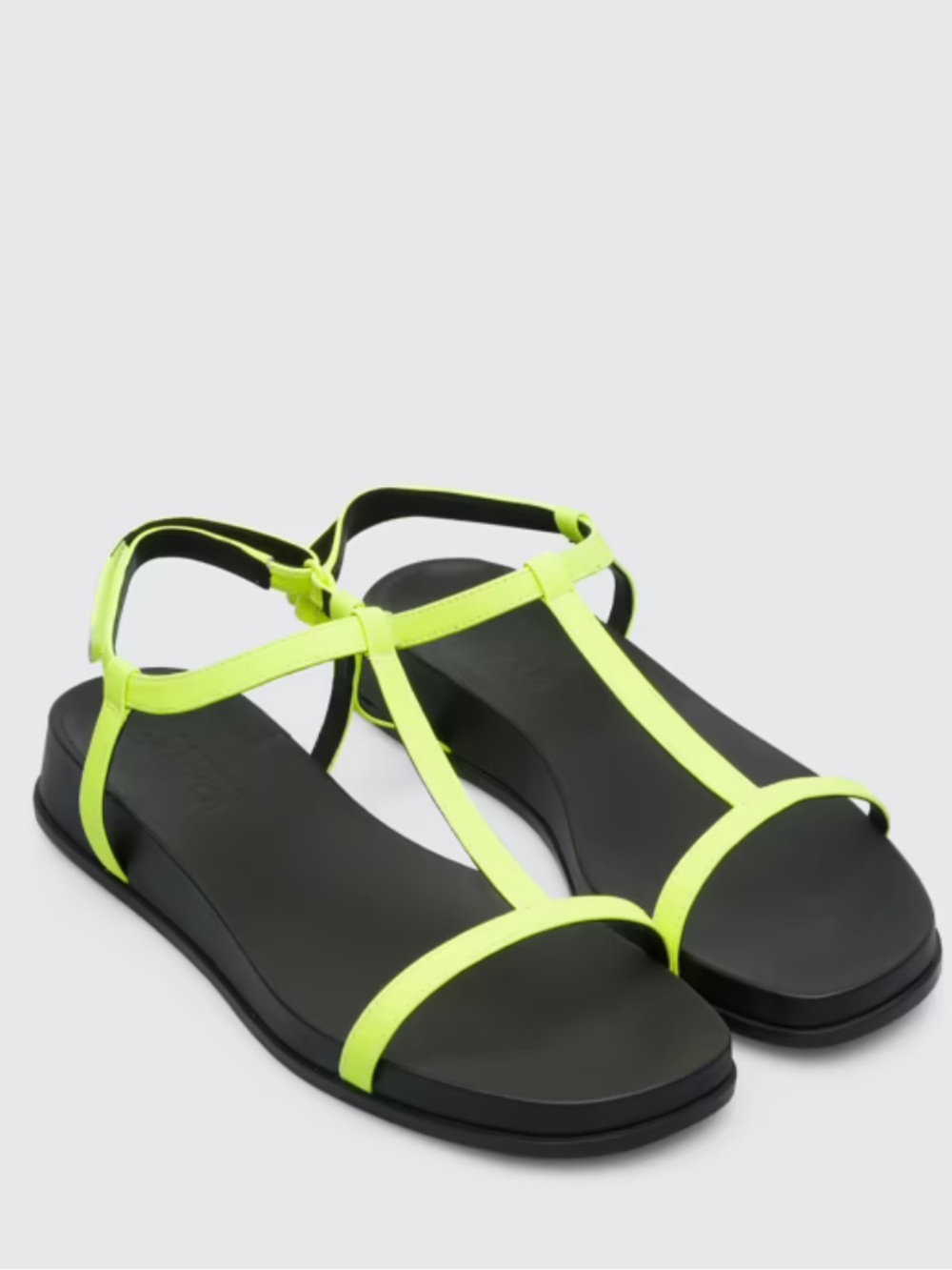 Brand New Camper Sandals Lab Women Atonik Neon Yellow